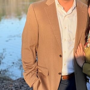 Canali x Boyds Camel Cashmere Blend Suit Jacket – Size EU 52 / US 42L